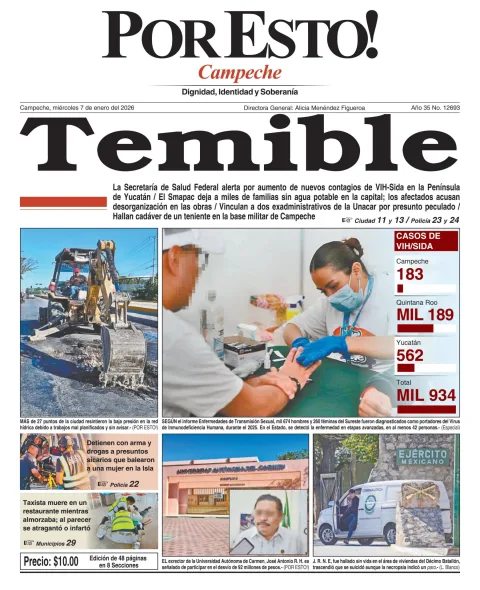 Portada de Por Esto (campeche)