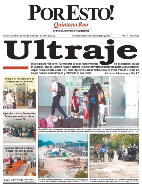 Portada de Por Esto (quintana Roo Cancun)