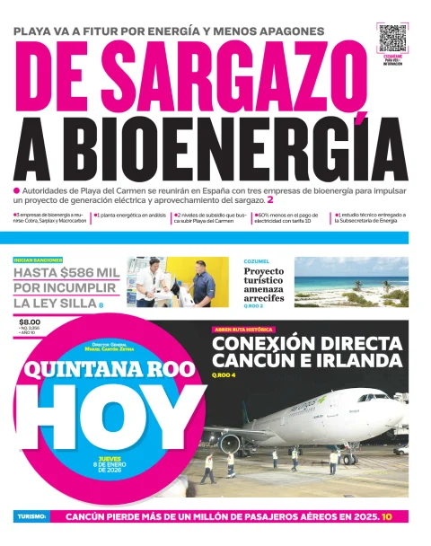 Portada de Quintana Roo Hoy (portada)