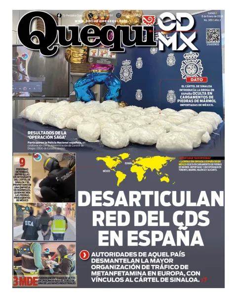 Portada de Quequi CDMX del jueves, 8 de enero de 2026