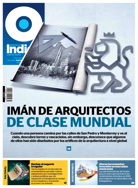 Portada de Reporte Indigo Monterrey del jueves, 8 de enero de 2026