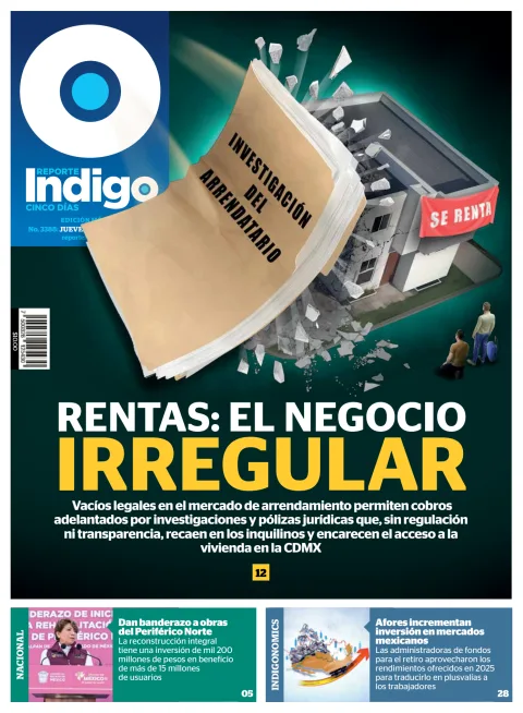 Portada de Reporte Indigo Nacional del jueves, 8 de enero de 2026