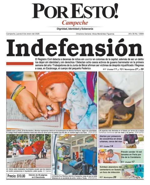 Portada de Por Esto (campeche)