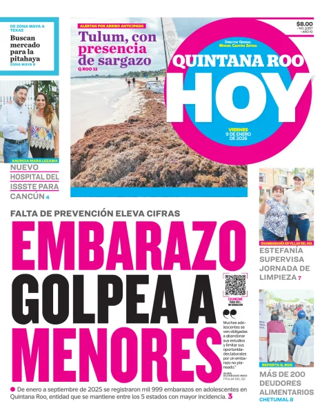 Portada de Quintana Roo Hoy (portada)