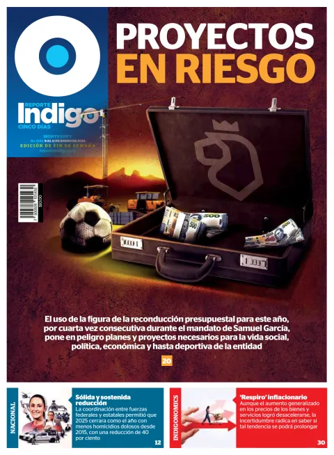 Portada de Reporte Indigo Monterrey del viernes, 9 de enero de 2026