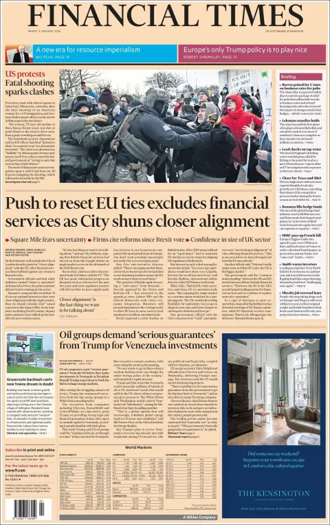 Portada de Financial Times