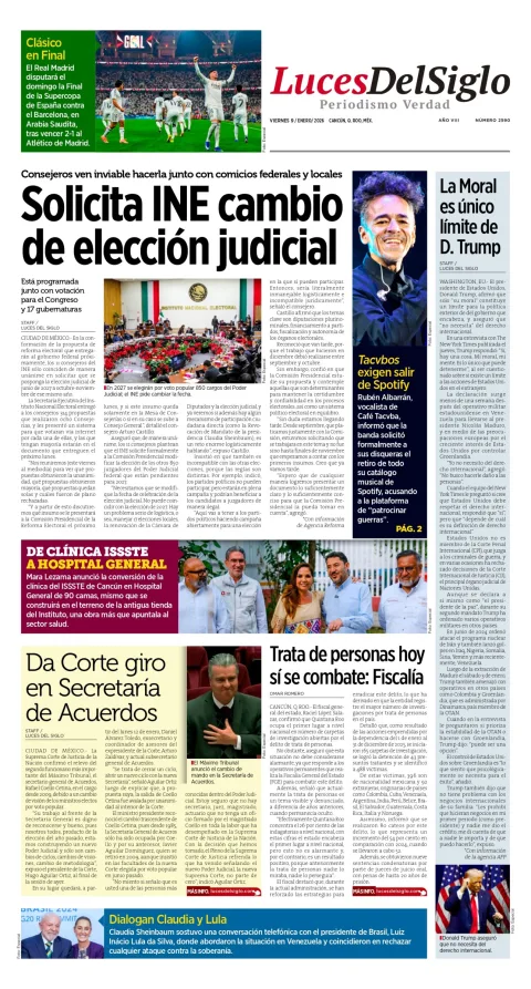 Portada de Luces del Siglo