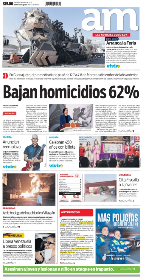Portada de Am Corredor Industrial del viernes, 9 de enero de 2026