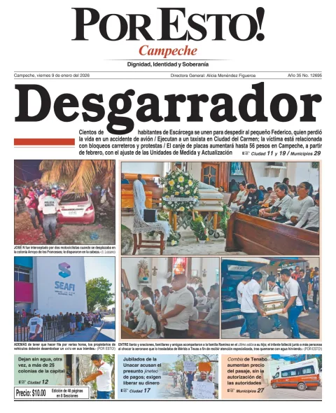 Portada de Por Esto (campeche)