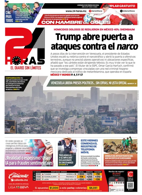 Portada de 24 Horas