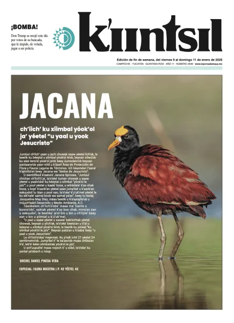 Portada de La Jornada - Kiintsil del viernes, 9 de enero de 2026