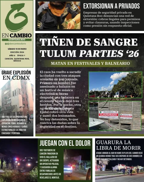 Portada de En Cambio - Quintana Roo (contraportada)