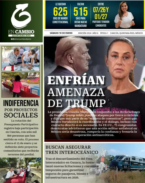 Portada de En Cambio - Quintana Roo (portada)