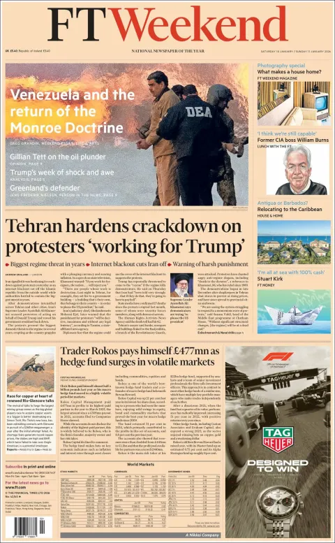 Portada de Financial Times