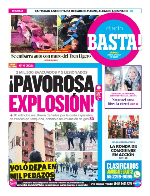 Portada de Basta! (contraportada)