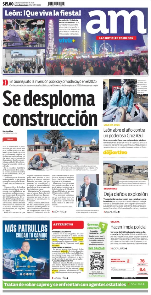 Portada de Am Corredor Industrial del sábado, 10 de enero de 2026