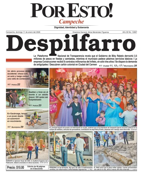 Portada de Por Esto (campeche)