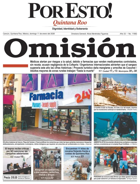 Portada de Por Esto (quintana Roo Cancun)