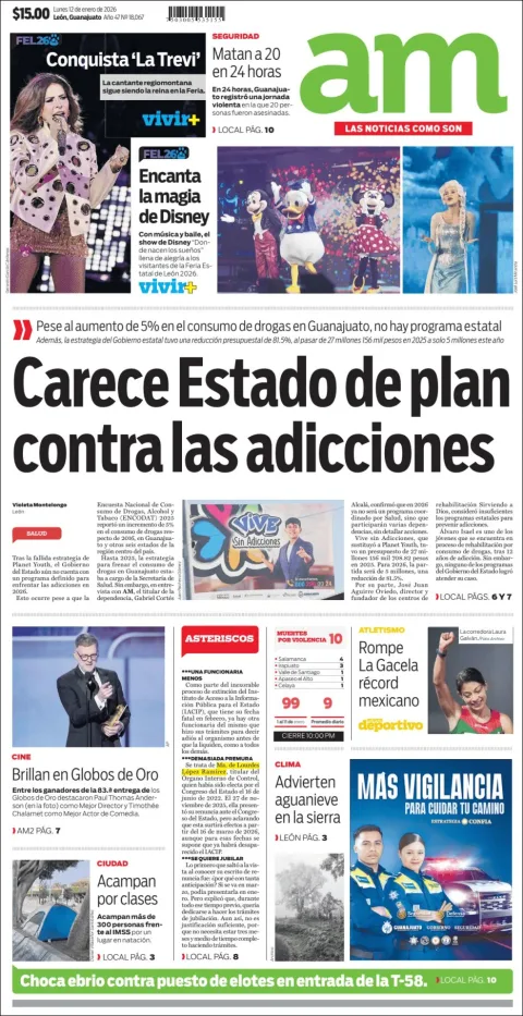 Portada de Am Corredor Industrial del lunes, 12 de enero de 2026