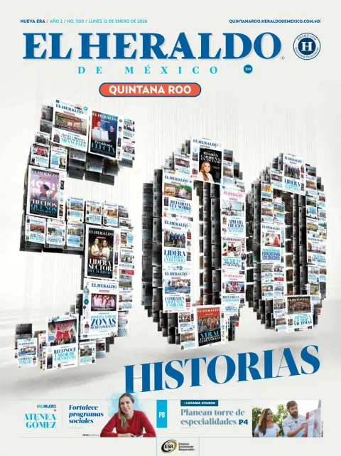 Portada de El Heraldo de Mexico - Quintana Roo