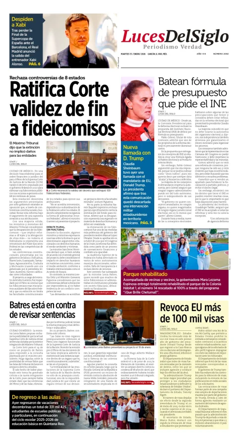 Portada de Luces del Siglo
