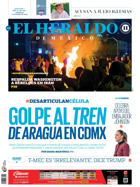 Portada de El Heraldo de Mexico