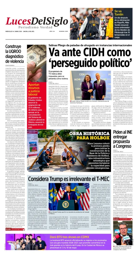 Portada de Luces del Siglo