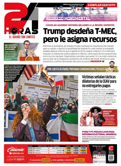 Portada de 24 Horas