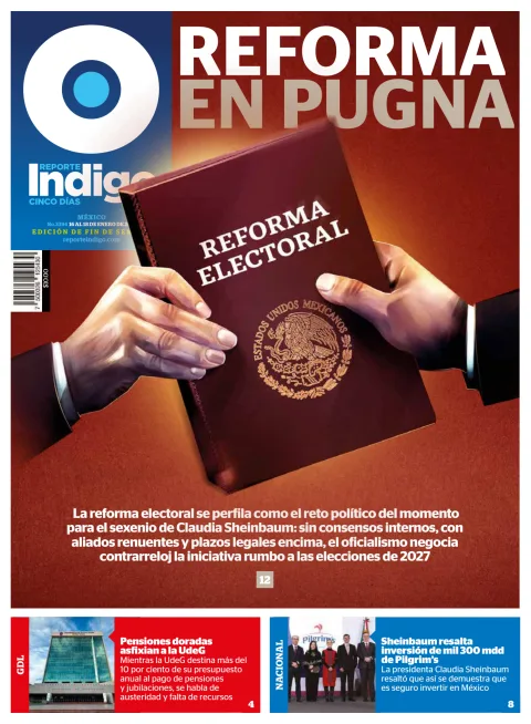 Portada de Reporte Indigo Nacional del viernes, 16 de enero de 2026