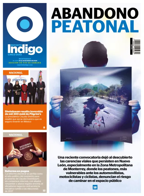 Portada de Reporte Indigo Monterrey del viernes, 16 de enero de 2026