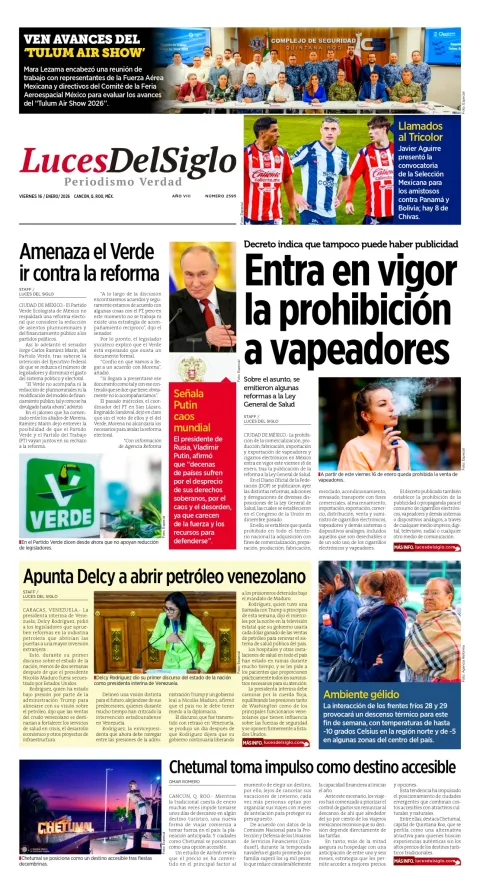 Portada de Luces del Siglo