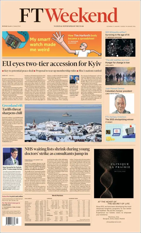 Portada de Financial Times