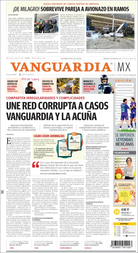 Portada de Vanguardia