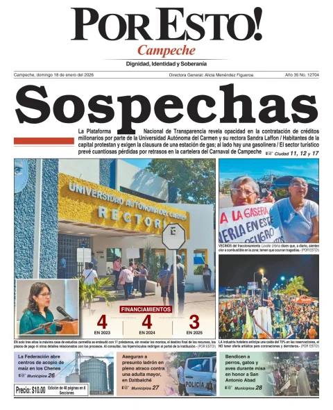 Portada de Por Esto (campeche)