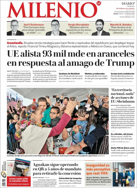 Portada de Milenio