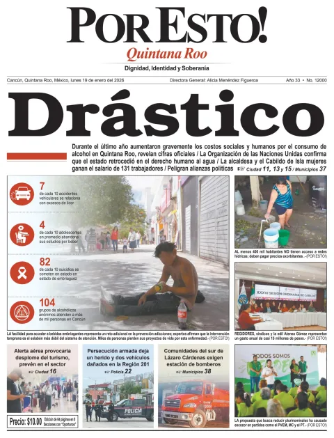Portada de Por Esto (quintana Roo Cancun)