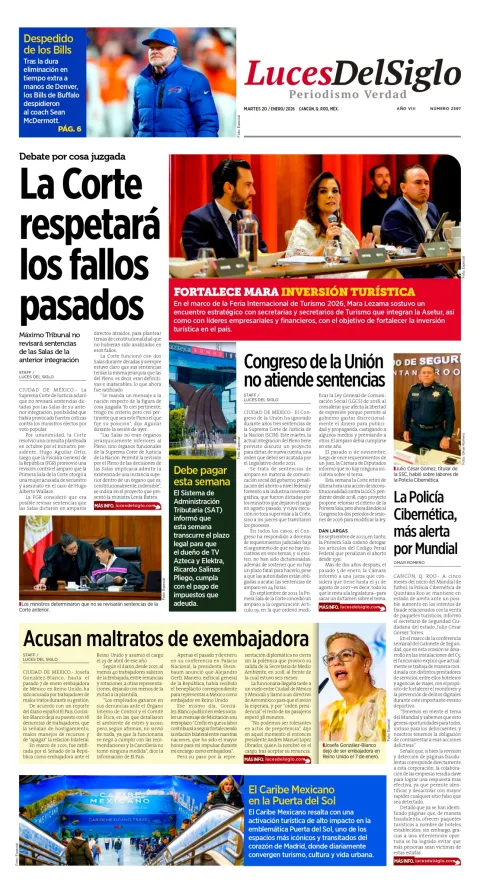 Portada de Luces del Siglo