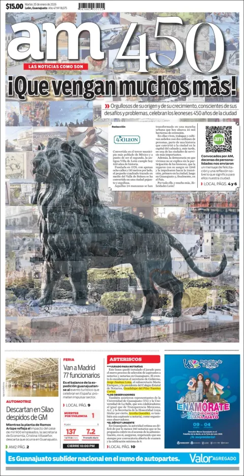 Portada de Am Corredor Industrial del martes, 20 de enero de 2026