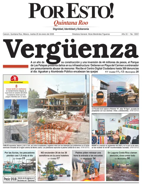 Portada de Por Esto (quintana Roo Cancun)