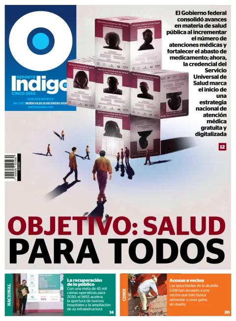 Portada de Reporte Indigo Nacional del miércoles, 21 de enero de 2026