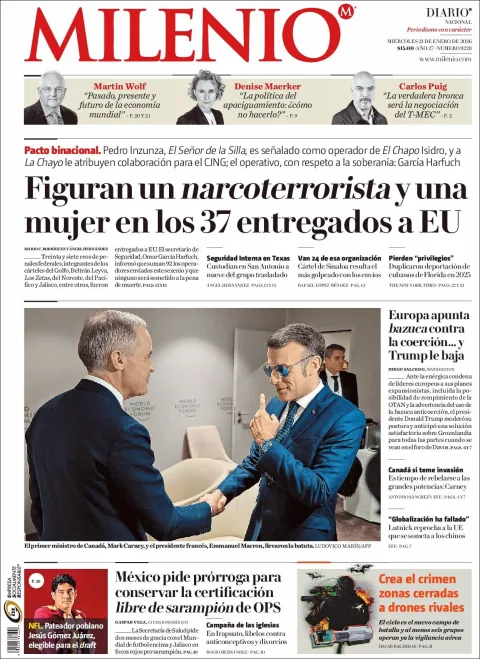 Portada de Milenio