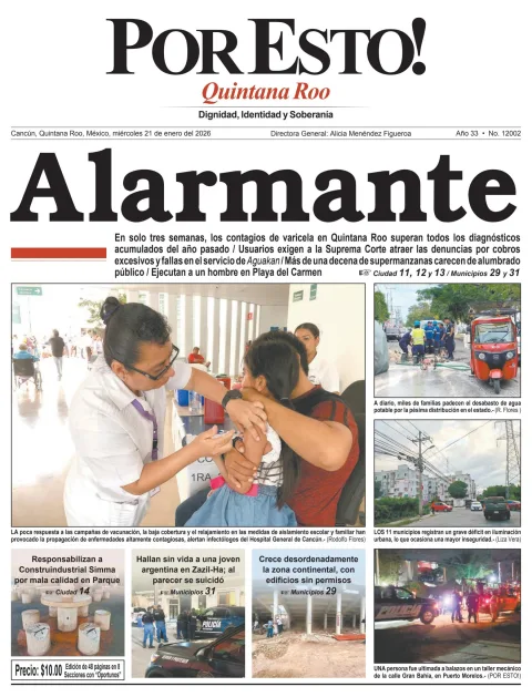 Portada de Por Esto (quintana Roo Cancun)