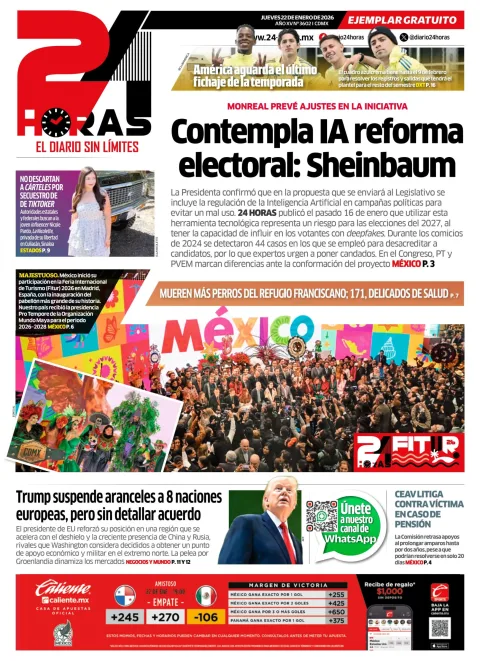 Portada de 24 Horas