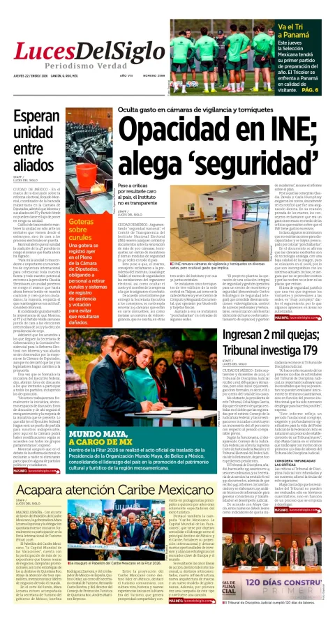 Portada de Luces del Siglo