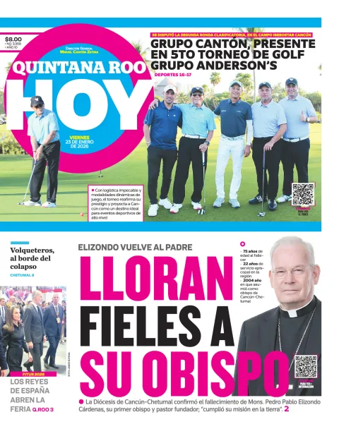 Portada de Quintana Roo Hoy (portada)