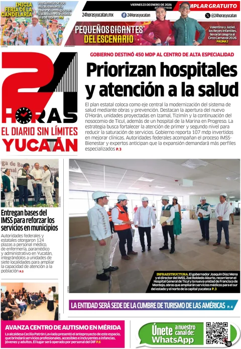 Portada de 24 Horas Yucatan