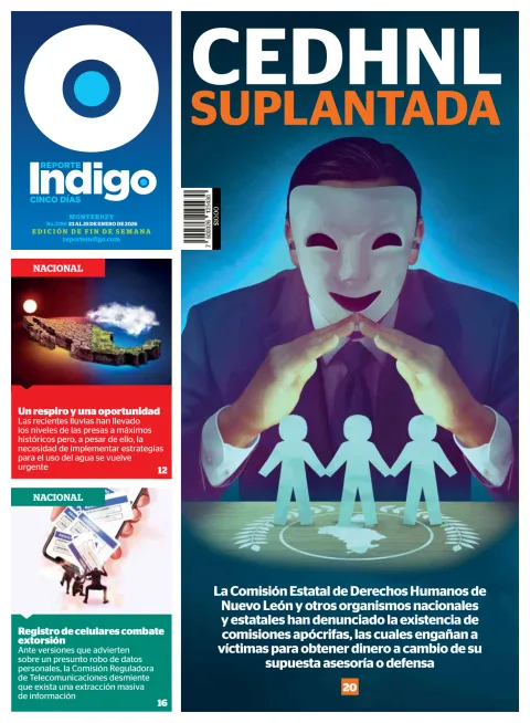 Portada de Reporte Indigo Monterrey del viernes, 23 de enero de 2026