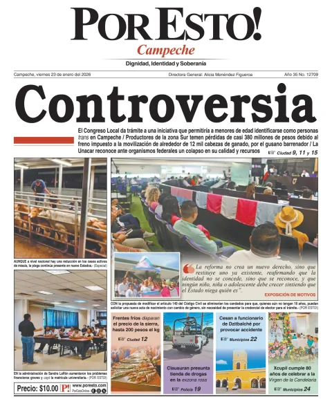 Portada de Por Esto (campeche)