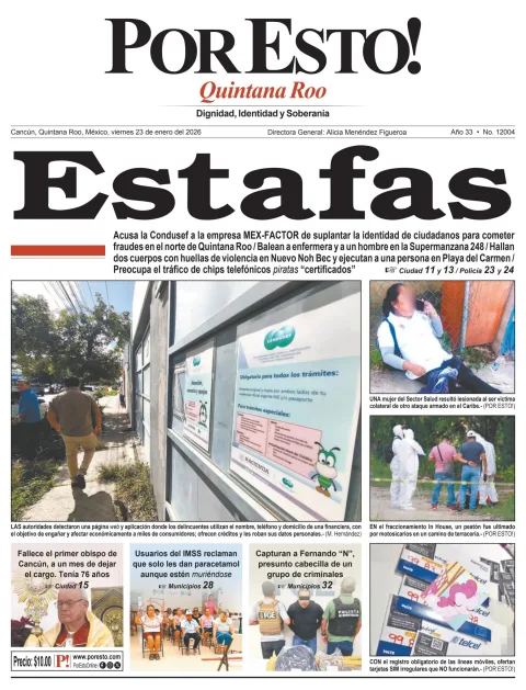 Portada de Por Esto (quintana Roo Cancun)