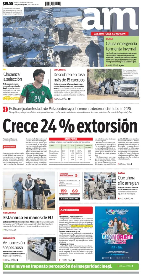 Portada de Am Corredor Industrial del sábado, 24 de enero de 2026